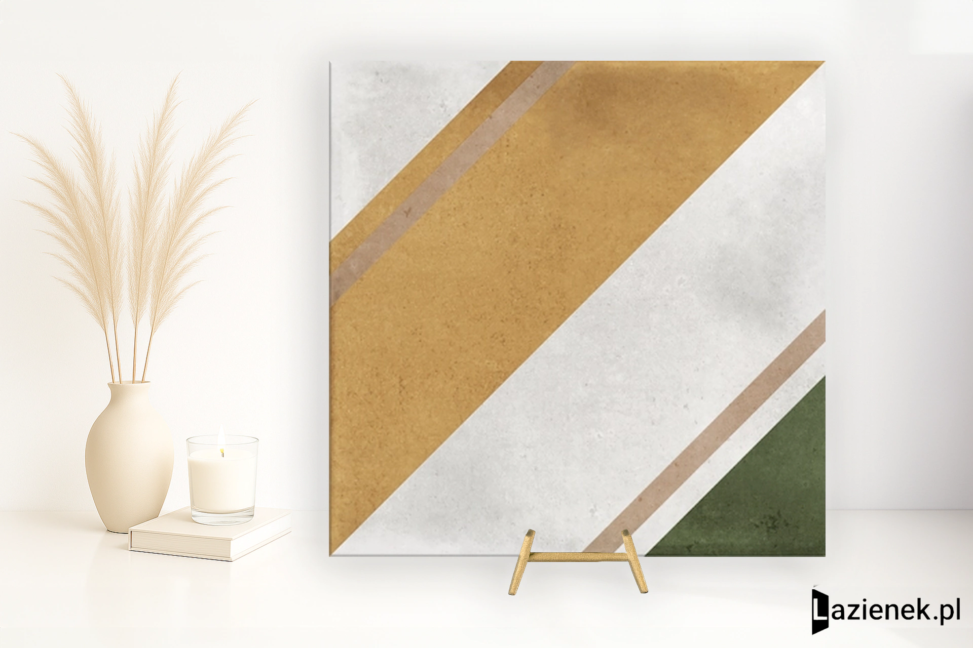 La Fabbrica Ava Small Beige błyszcząca 10x10 cm gr. 9 mm - płytka nierektyfikowana / (L)180231